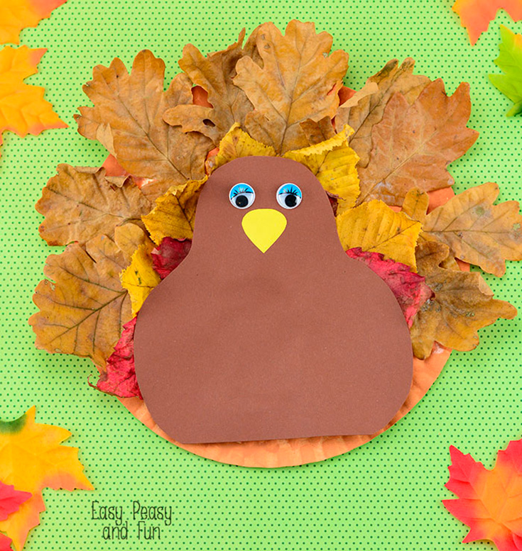 Paper Plate Turkey Craft