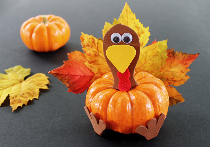 Pumpkin Turkey Crafts Kids Can Make