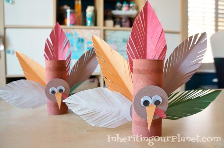 Toilet Paper Roll Turkey Craft