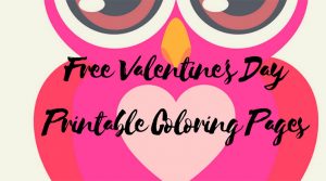 FREE Valentine’s Day Printable Coloring Pages