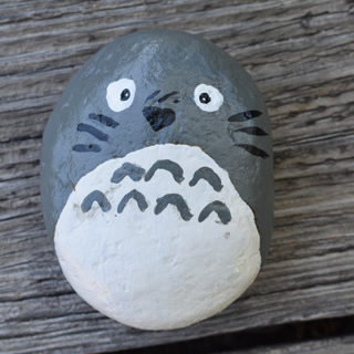 Totoro Painted Rock Idea