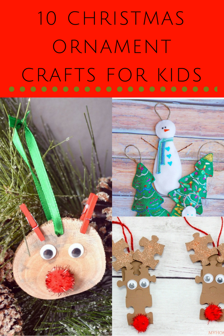 10 Christmas Ornament Crafts For Kids