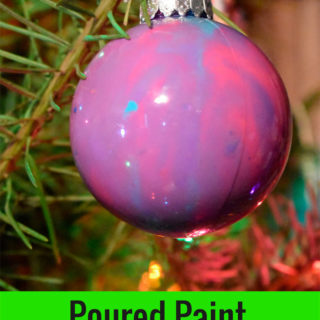 Poured Paint Ornaments Tutorial